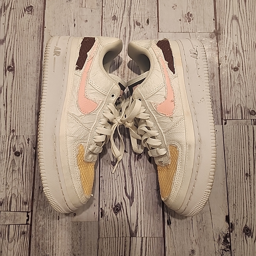 Nike Air Force 1 07 PRM Reveal Tear Away Shoes Women Sz 5.5 DJ9941-244